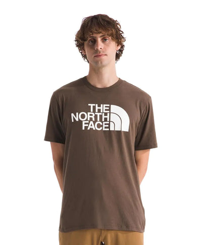 THE NORTH FACE Mens Short Sleeve Half Dome Tee Smokey Brown X-Large