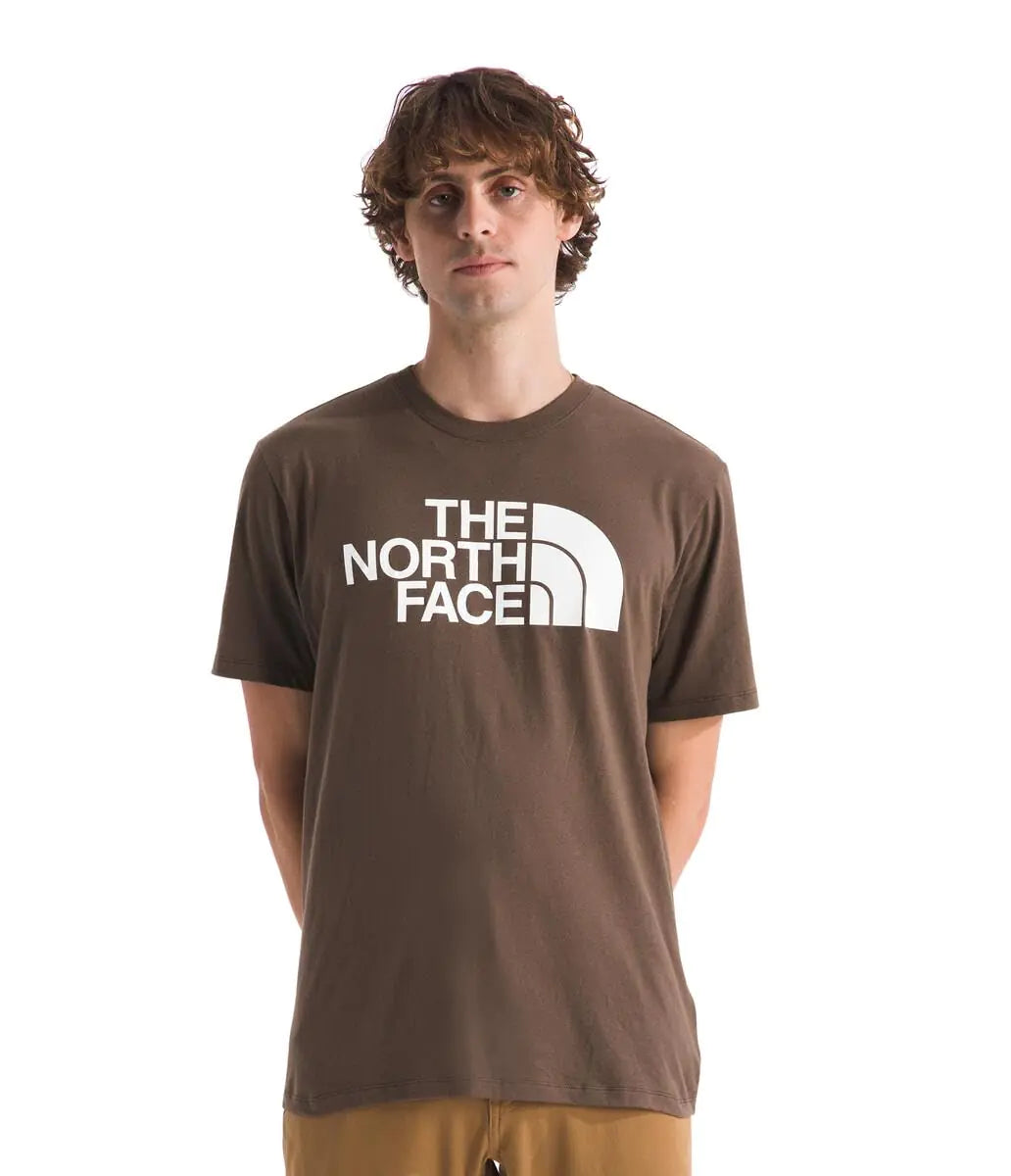 THE NORTH FACE Mens Short Sleeve Half Dome Tee Smokey Brown X-Large